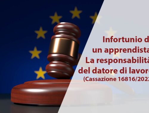 Infortunio di un apprendista