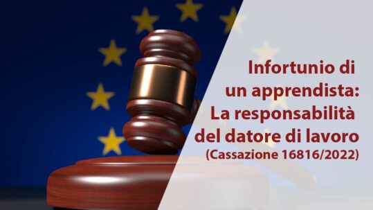 Infortunio di un apprendista